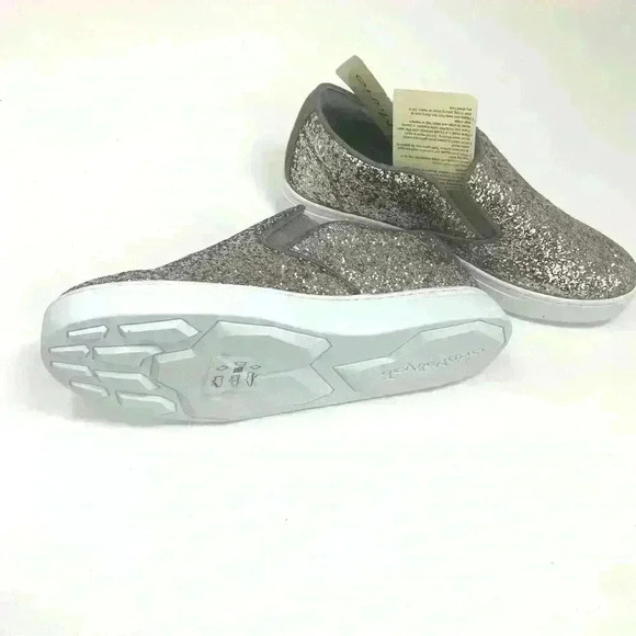 Joy and Mario Silver sparkle Espadrilles NWT EU 37.5 US 7 - Picture 3 of 8